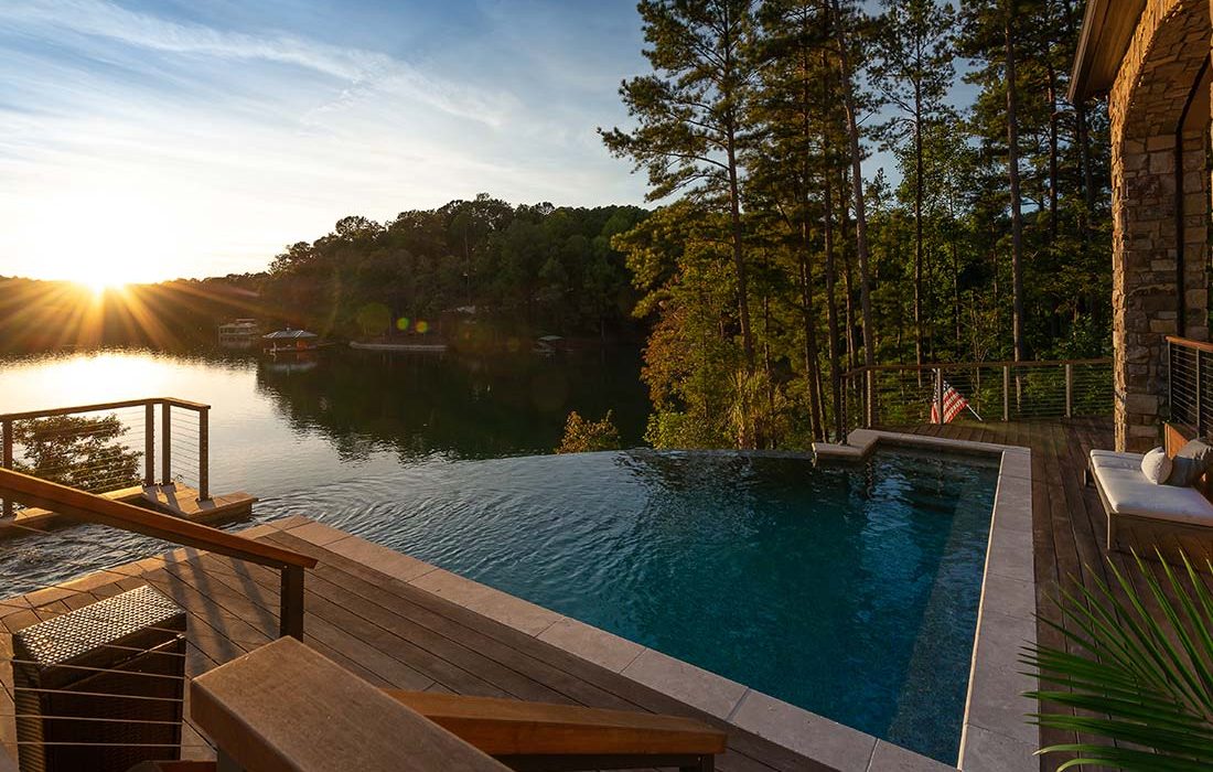 Featured Pool - Infinity pool Edge Pool Overlooking Lake Keowee